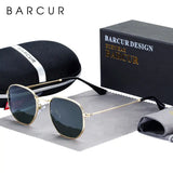 Retro Hexagonal Sunglasses with Aluminum Frame · Signed by Ambreux